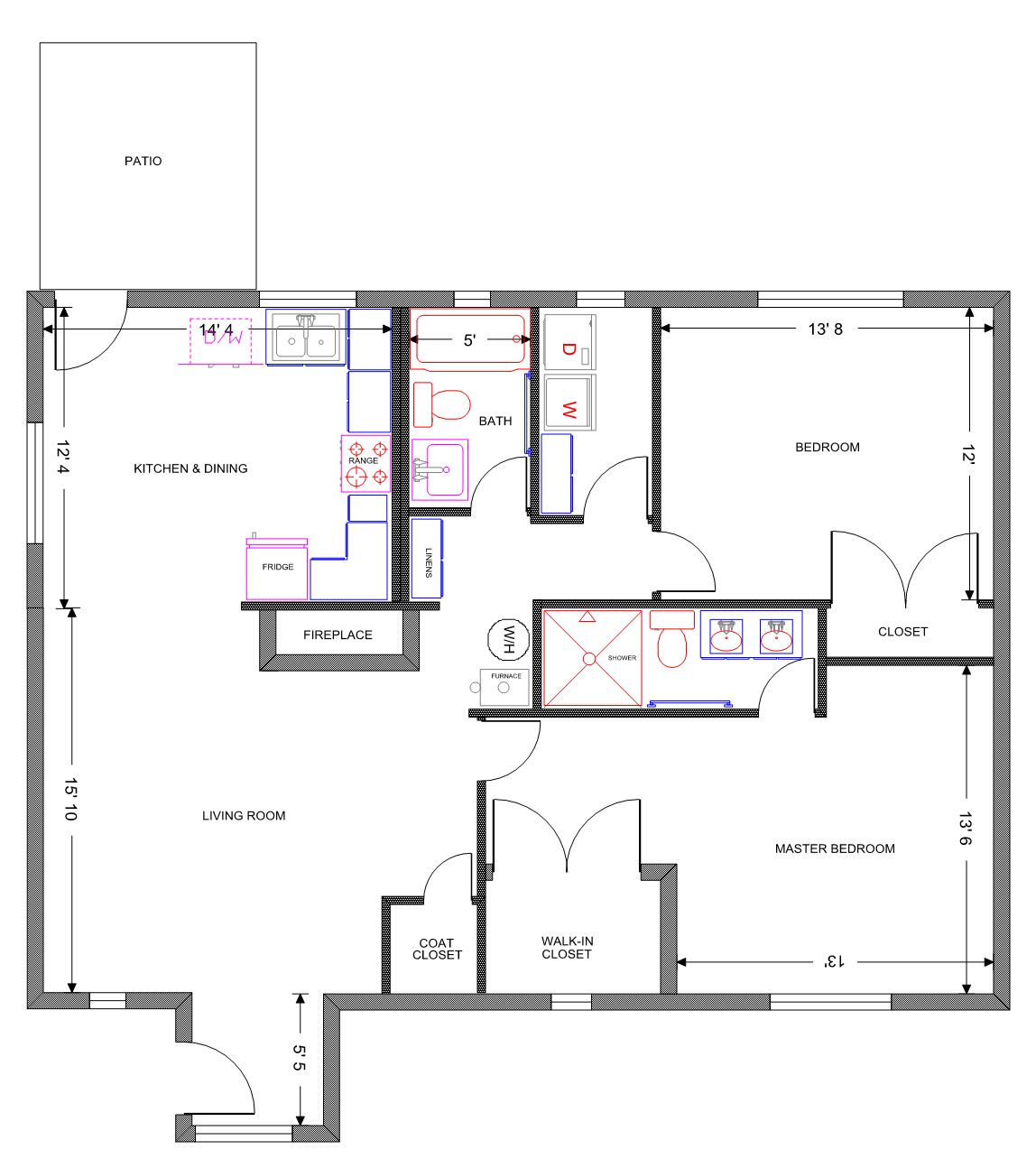 Sample House Floor Plan